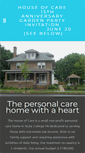 Mobile Screenshot of houseofcare.org
